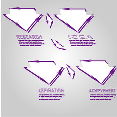 data chart diagram infographic template design illustration vector