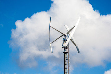 Moderne Windkraftanlage