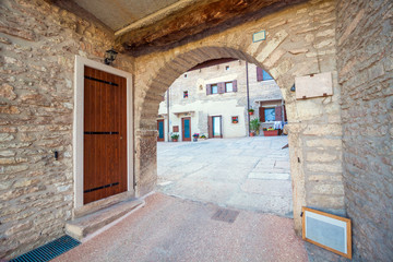 Italian alley near Garda Lake