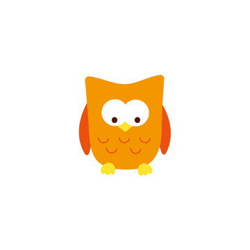 Vector cartoon owl
