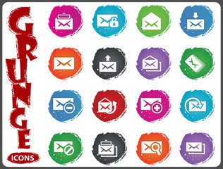 Mail icon set