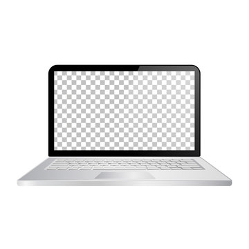 Laptop mit isoliertem Bildschirm