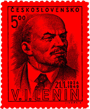 Vladimir Ilyich Ulyanov (Lenin) stamp