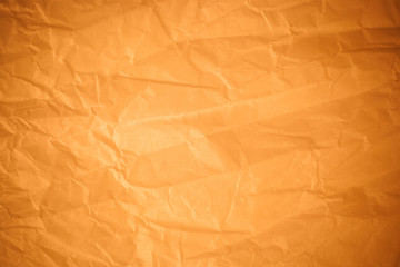Fototapeta premium Brown crumpled paper background.