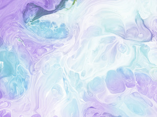 Blue and pink hand painted background