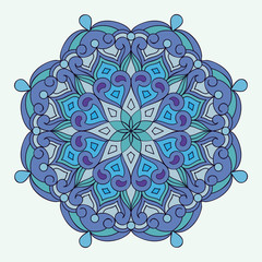 Vector Circle Mandala Design