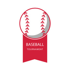Baseball Tournament Vector Template Design Illustration