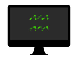 Pixel Icon PC - Sternzeichen - Wassermann