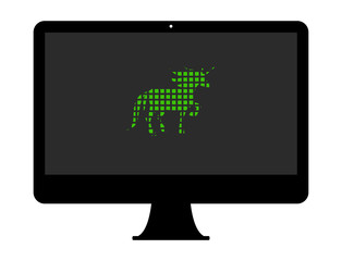 Pixel Icon PC - Einhorn