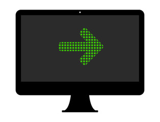 Pixel Icon PC - Pfeil - Rechts