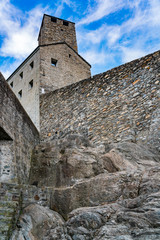 Fototapeta na wymiar Castelgrande Castle in the old town of Bellinzona