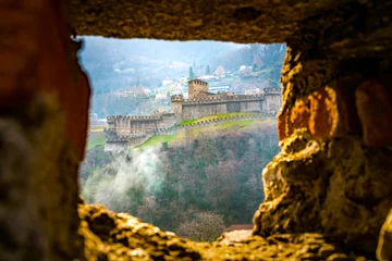 Fotobehang View of Montebello Castle © takepicsforfun