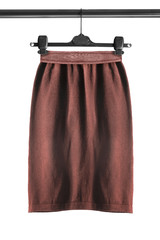 Skirt on clothes rack