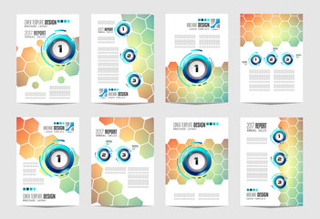 Brochure template, Flyer Design or Depliant Cover for business purposes. Elegant layout