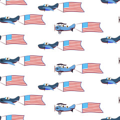 Festive aircraft for the day regardless of the United States