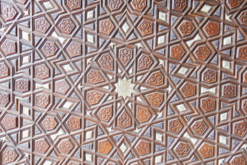 Door detail of Suleymaniye Mosque, Istanbul, Turkey