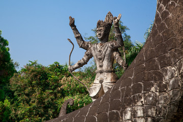 Obraz premium Buddha Park, Vientiane, Laos
