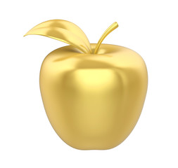 Golden Apple Isolated