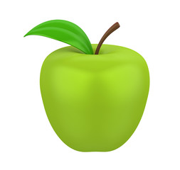Green Apple Isolated