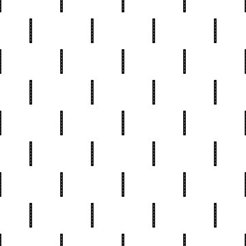 Single-lane roadpattern vector seamless repeating for any web design