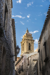 Fototapeta na wymiar Church of San Giuliano in Erice, Sicily, Italy