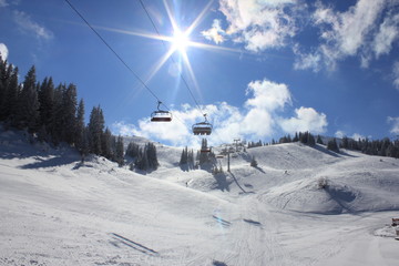 Jahorina mountain winter