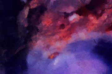 Impression abstract texture art. Artistic bright bacground. Stock. Oil painting artwork. Modern style graphic wallpaper. Strokes of paint. Colorful pattern for design work.