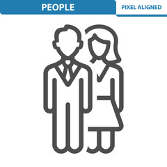 People Icon. Professional, pixel perfect icon. EPS 10 format.