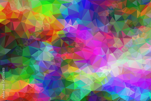 Abstract Colorful Multicolor And Iridescent Background Of