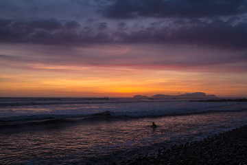 Fototapeta na wymiar Beach Lima, Peru