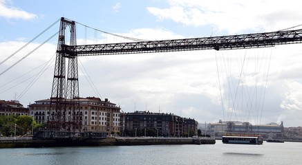 Suspension bridge, Portugalete-Getxo, Biscay, Basque Country