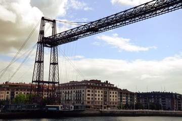 Suspension bridge, Portugalete-Getxo, Biscay, Basque Country