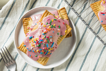 Sweet Homemade Strawberry Toaster Pastries