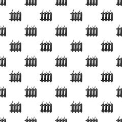 Cast-iron battery pattern vector seamless repeating for any web design
