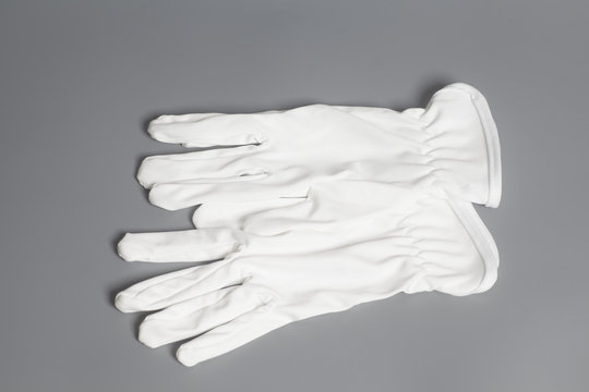 White service gloves