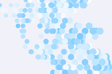 Abstract geometric circles, bubbles. Color, design, surface & messy.