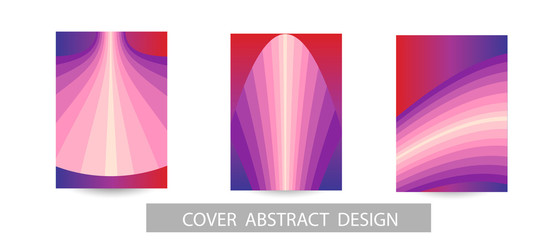 Geometric design of the cover, poster, banner. Trendy gradient texture. Vector. EPS10