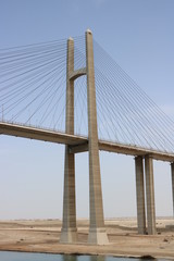 Suez canal bridge