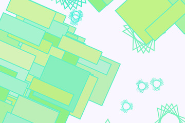 Modern geometrical motion, particle or random background pattern abstract. Color, creative, concept & messy.