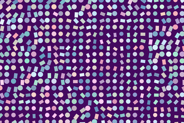 Abstract conceptual ellipse & square box pattern. Creative, bubbles, backdrop & style.