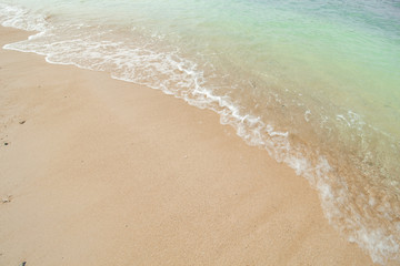 Fototapeta na wymiar Sea Wave at Tropical Beach