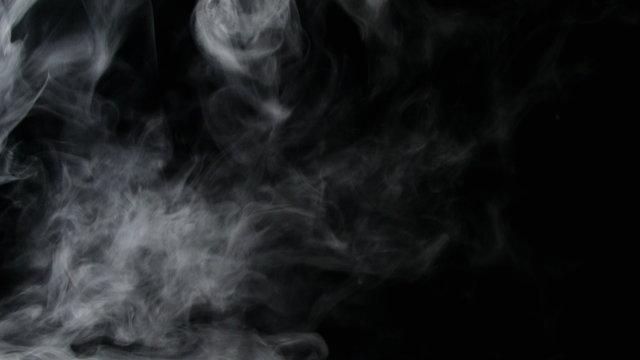 Isolated fog or smoke move on black color background Stock Photo | Adobe  Stock
