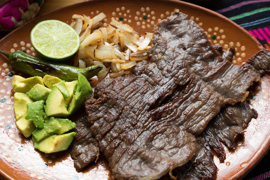 Mexican dried meat "Yecapixtla cecina"