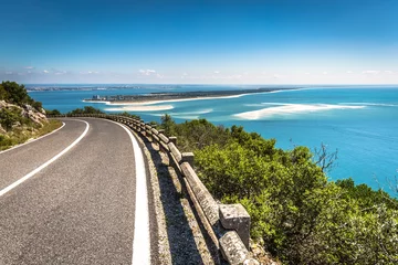 Fotobehang Beautiful landscape view of the National Park Arrabida in Setubal,Portugal. © Lukasz Janyst