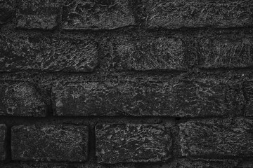 Monochrome Brick wall texture, cement background for web site or mobile devices
