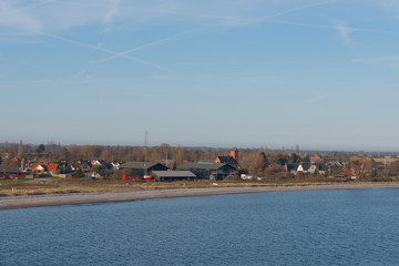 Town of Gedser in Denmark