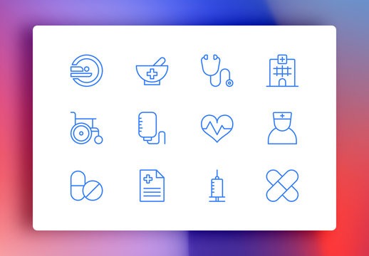 Medical Minimalist Icons