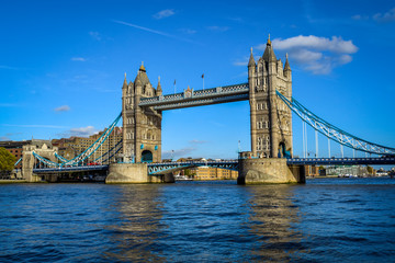 Fototapeta na wymiar Tower Bridge London on a sunny day