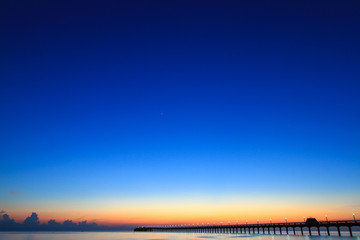 Beautiful sky on twilight time for background