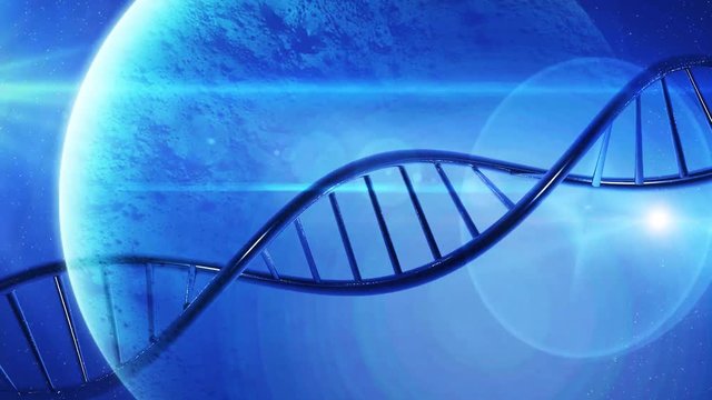 DNA helix molecurar structure  medical research background
